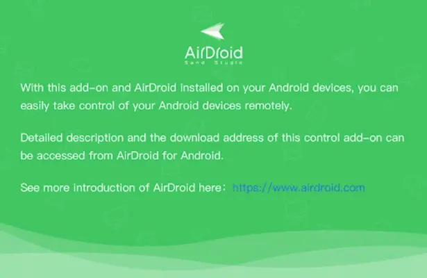 AirDroid Control Add-on android App screenshot 1